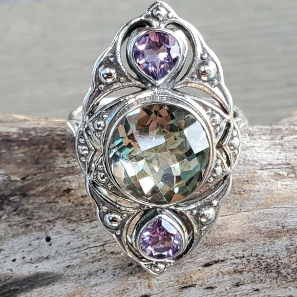 Nicky Butler Jewelry - Nicky Butler Prasiolite Amethyst Gemstone 925 Sterling Silver Size 7 NWT Ring